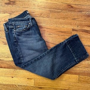Joe’s Jeans Cropped Wide Bottom Capri, 30